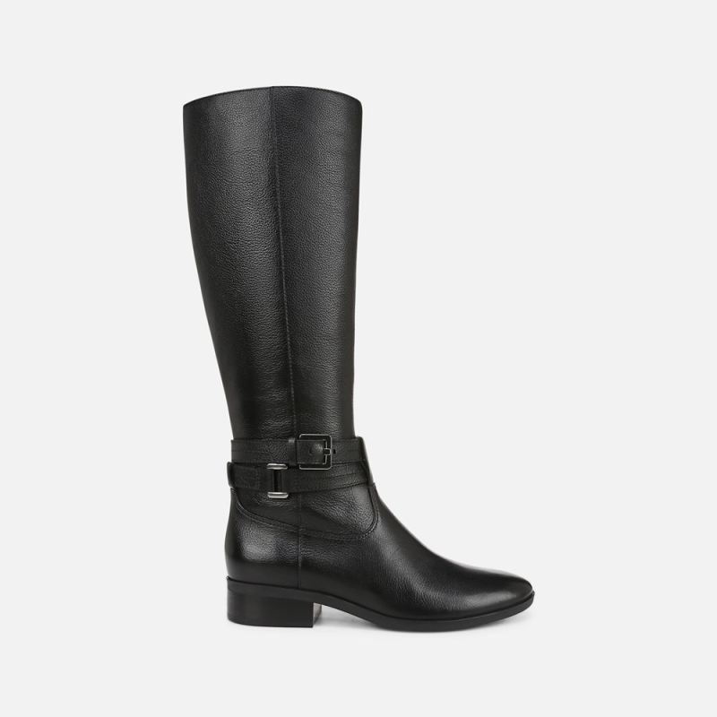 Naturalizer Women's Rory Narrow Calf Knee High Boot - Black Leather