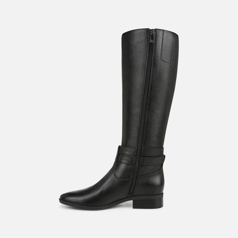 Naturalizer Women's Rory Narrow Calf Knee High Boot - Black Leather