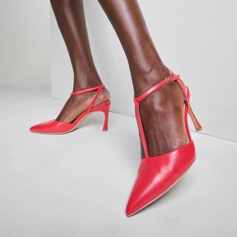 Naturalizer Women's Astrid Pump - Crantini Red Leather