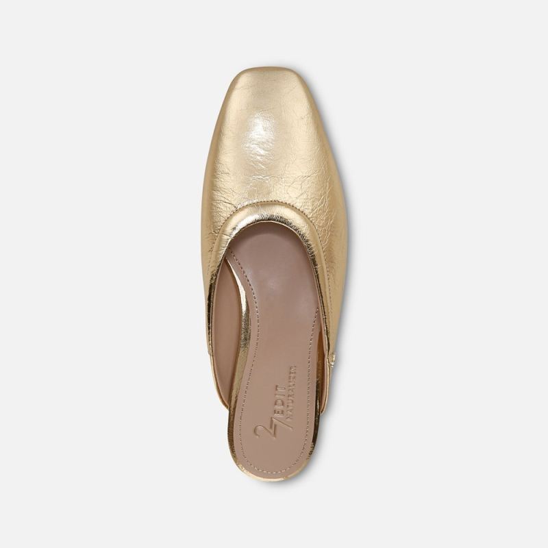 Naturalizer Women's 27 EDIT Carla Mule - Dark Gold Leather