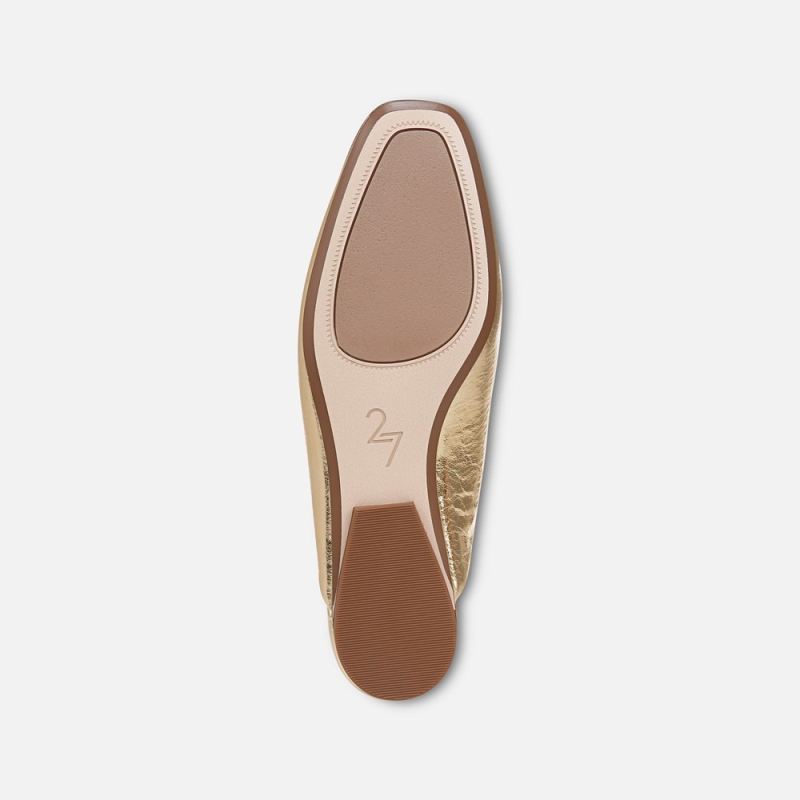 Naturalizer Women's 27 EDIT Carla Mule - Dark Gold Leather