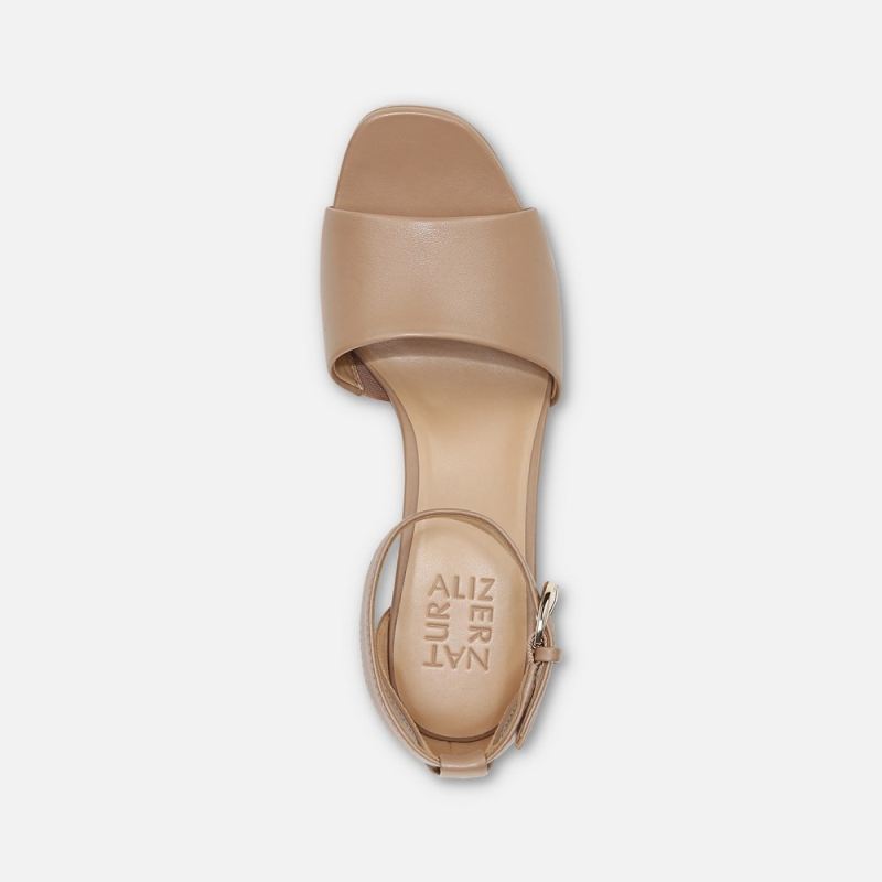 Naturalizer Women's Pearlyn Dress Sandal - Taupe Leather