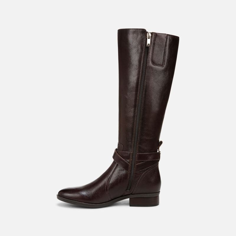 Naturalizer Women's Rena 2 Riding Boot - Brown Leather