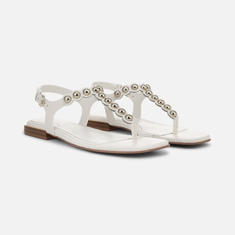 Naturalizer Women's 27 EDIT Nara Sandal - Warm White Leather