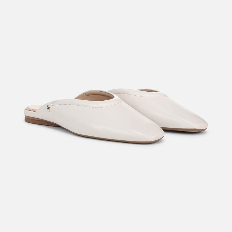 Naturalizer Women's 27 EDIT Carla Mule - Warm White Leather
