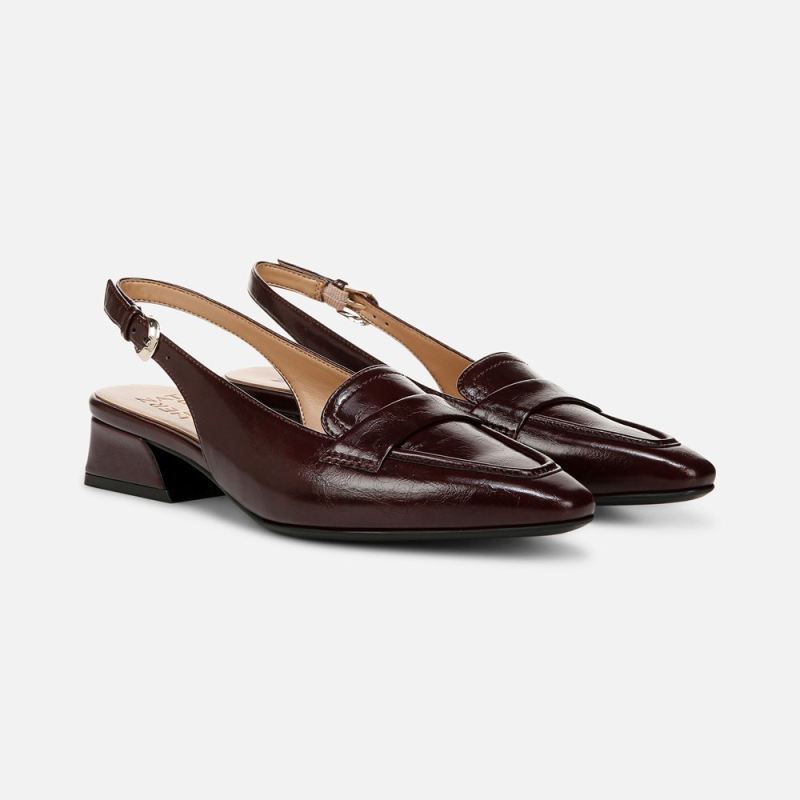 Naturalizer Women's Garner Slingback - Merlot Red Faux Leather