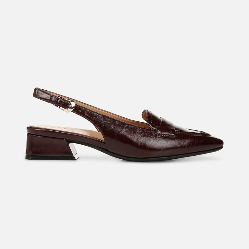 Naturalizer Women's Garner Slingback - Merlot Red Faux Leather