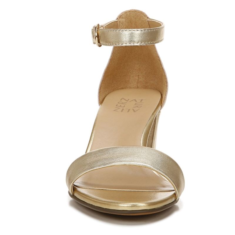 Naturalizer Women's Vera Dress Sandal - Dark Gold Leather
