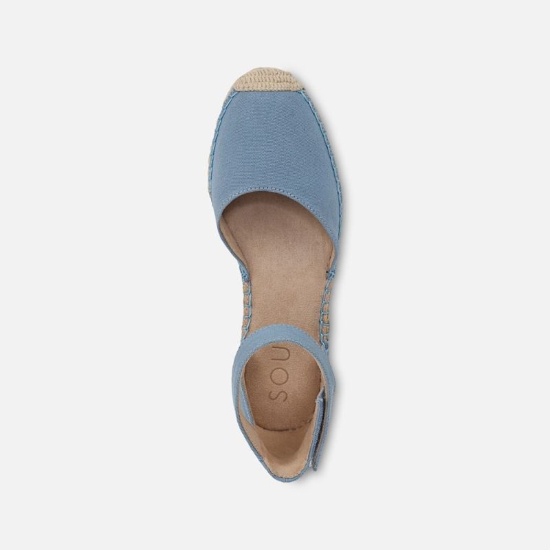 Naturalizer Women's SOUL Wren Espadrille - Blue Canvas
