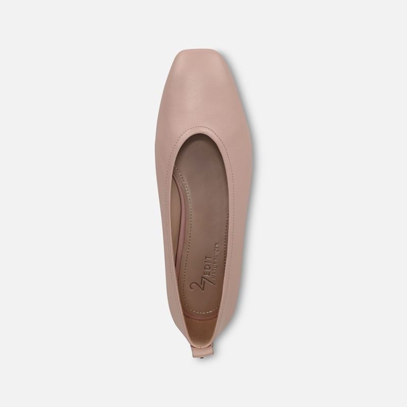 Naturalizer Women's 27 Edit Carla Flat - Cameo Blush Leather