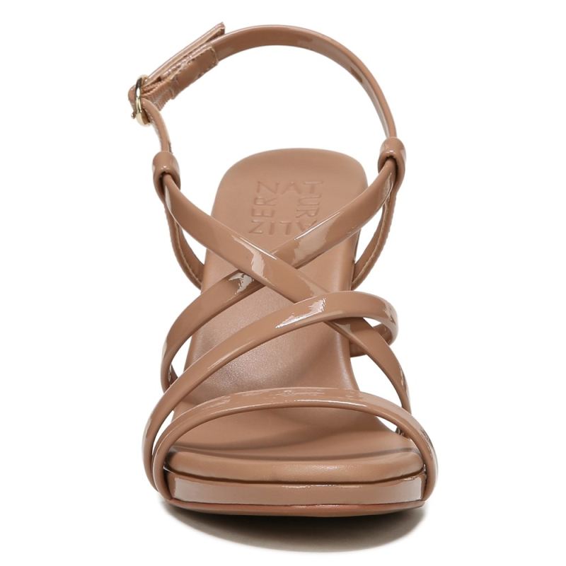 Naturalizer Women's Luisa Dress Sandal - Taupe Patent Leather