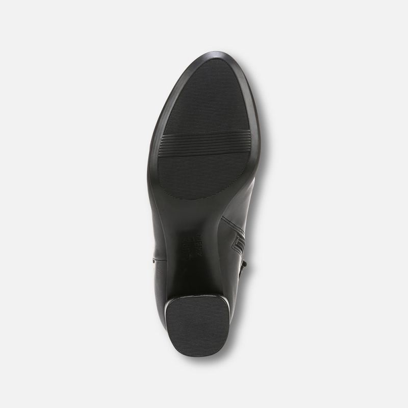 Naturalizer Women's Lottie Ankle Bootie - Black Faux Leather