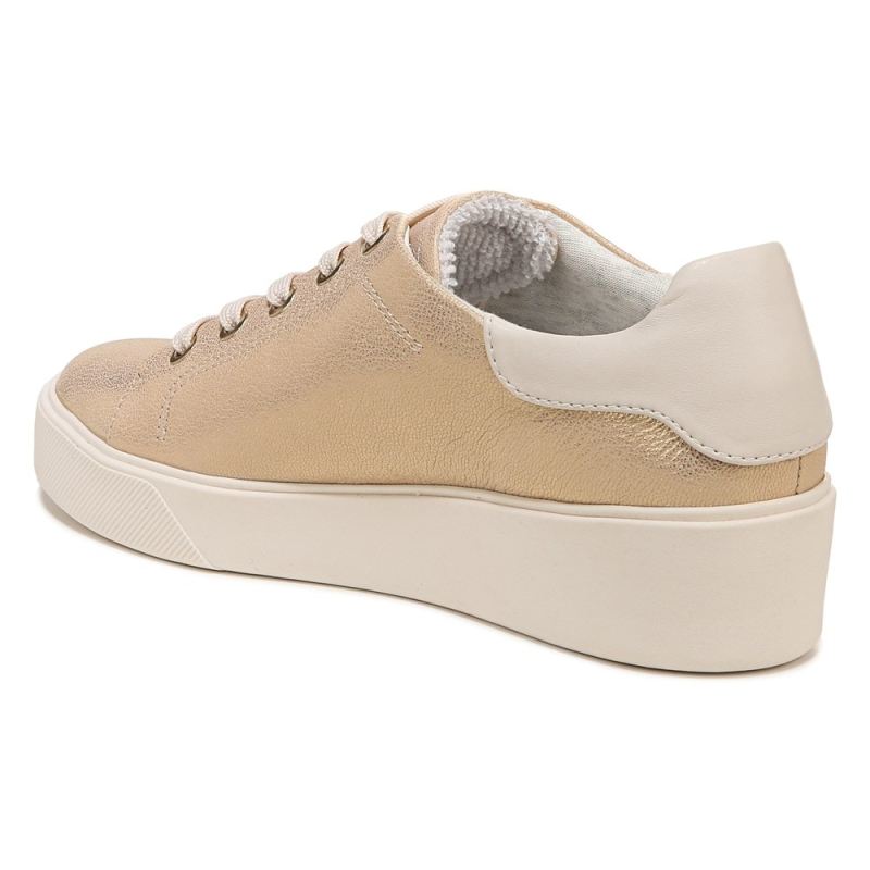 Naturalizer Women's Morrison 2.0 Lace Up Sneaker - Gold Leather