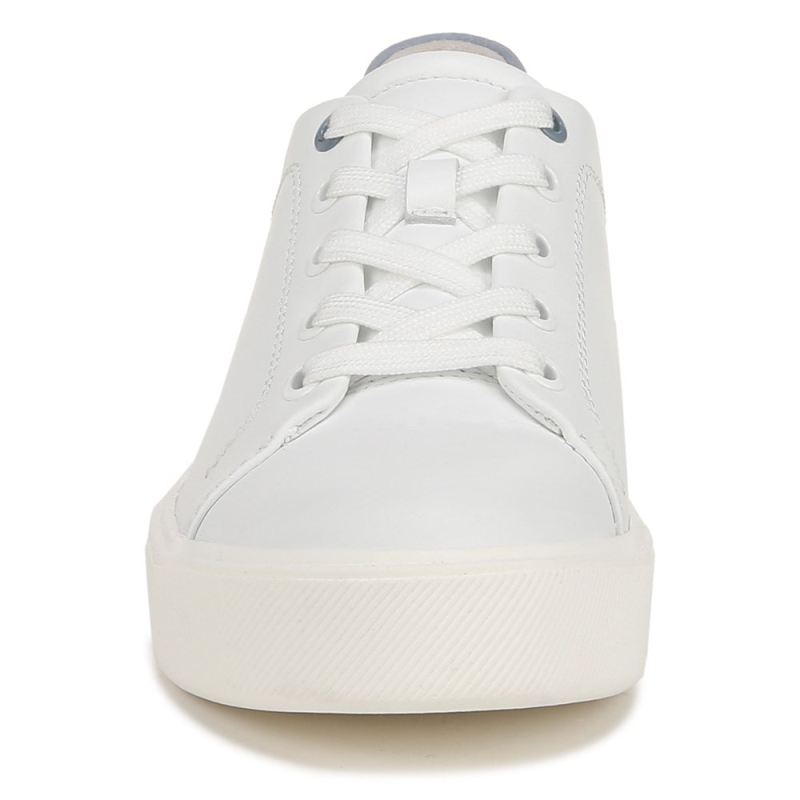 Naturalizer Women's Morrison 2.0 Lace Up Sneaker - White/Blue Leather