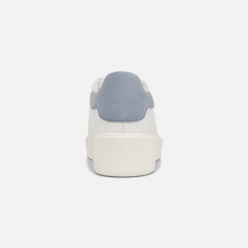 Naturalizer Women's Morrison 2.0 Lace Up Sneaker - White/Blue Leather