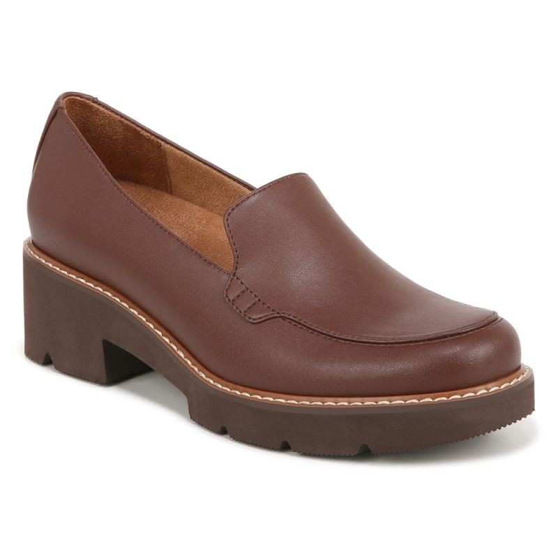 Naturalizer Women's Cabaret Loafer - Cappuccino Brown Synthetic
