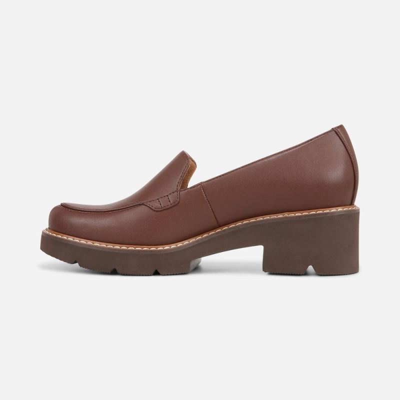 Naturalizer Women's Cabaret Loafer - Cappuccino Brown Synthetic
