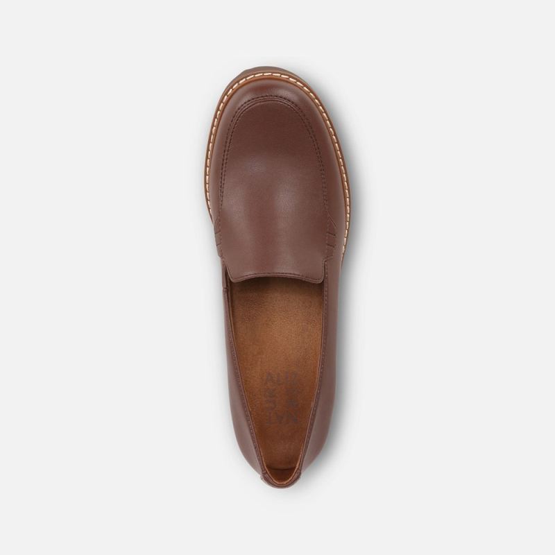Naturalizer Women's Cabaret Loafer - Cappuccino Brown Synthetic