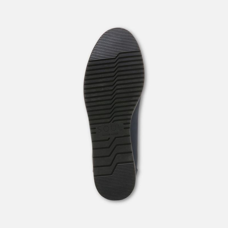 Naturalizer Women's SOUL Idea Ballet Flat - Navy Synthetic