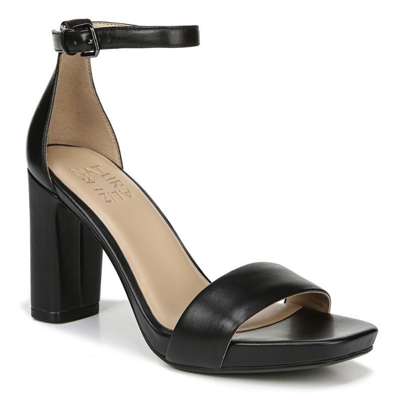 Naturalizer Women's Joy Dress Sandal - Black Leather