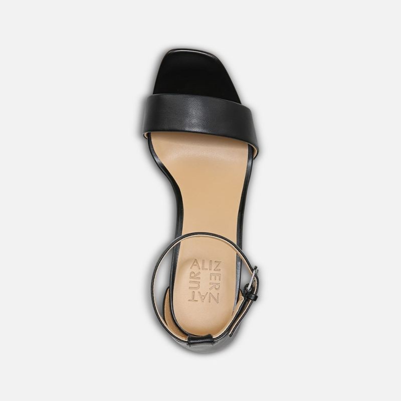 Naturalizer Women's Joy Dress Sandal - Black Leather