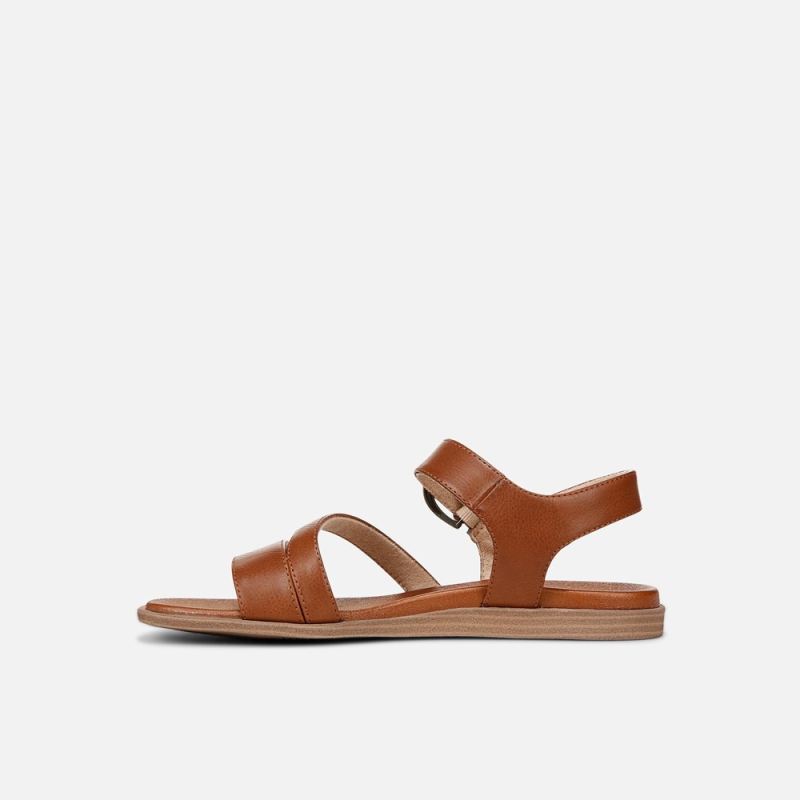 Naturalizer Women's SOUL Jayvee Sandal - Brown Faux Leather