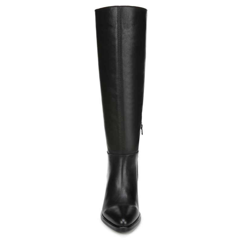 Naturalizer Women's Fae Wide Calf Knee High Boot - Black Leather