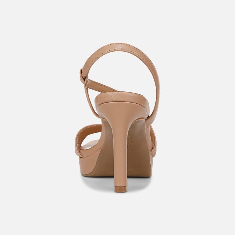 Naturalizer Women's Abby Dress Sandal - Taupe Smooth Faux Leather