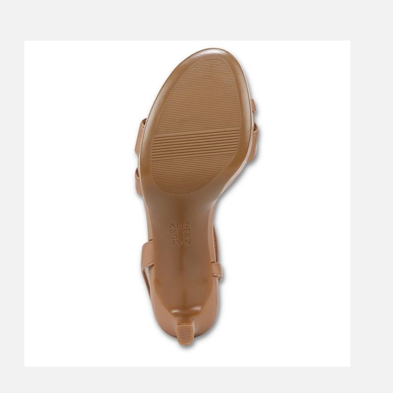 Naturalizer Women's Abby Dress Sandal - Taupe Smooth Faux Leather