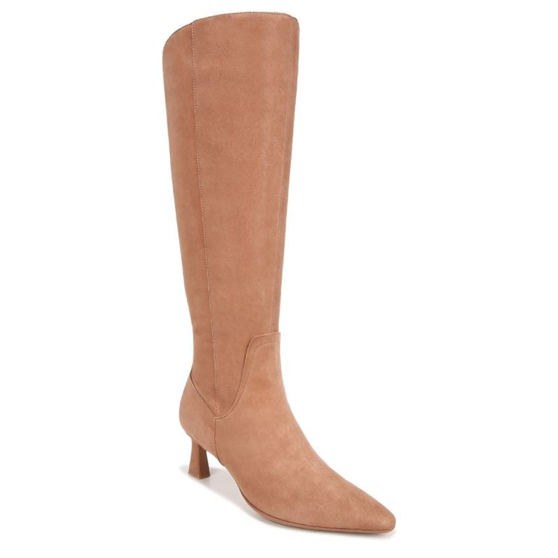 Naturalizer Women's Deesha Wide Calf Knee High Boot - Cafe Brown Suede