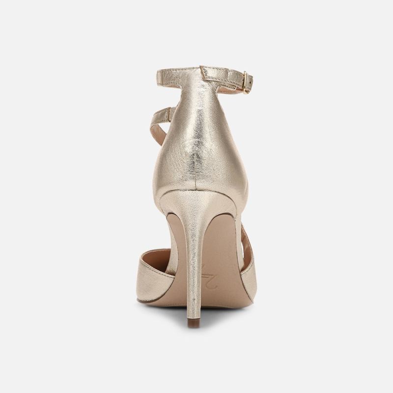 Naturalizer Women's 27 Edit Abilyn Pump - Gold Leather