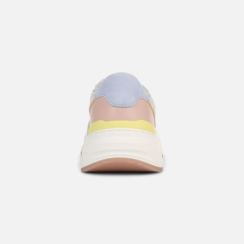 Naturalizer Women's Blossom Lace-up Sneaker - Digital Mist Grey Leather \u0026 Fabric