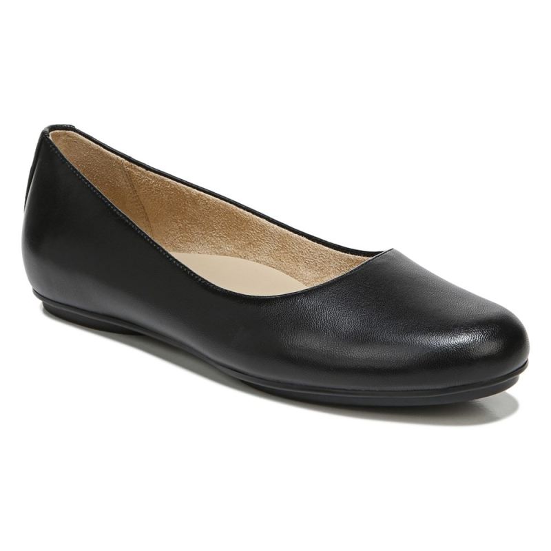 Naturalizer Women's Maxwell Ballet Flat - Black Leather