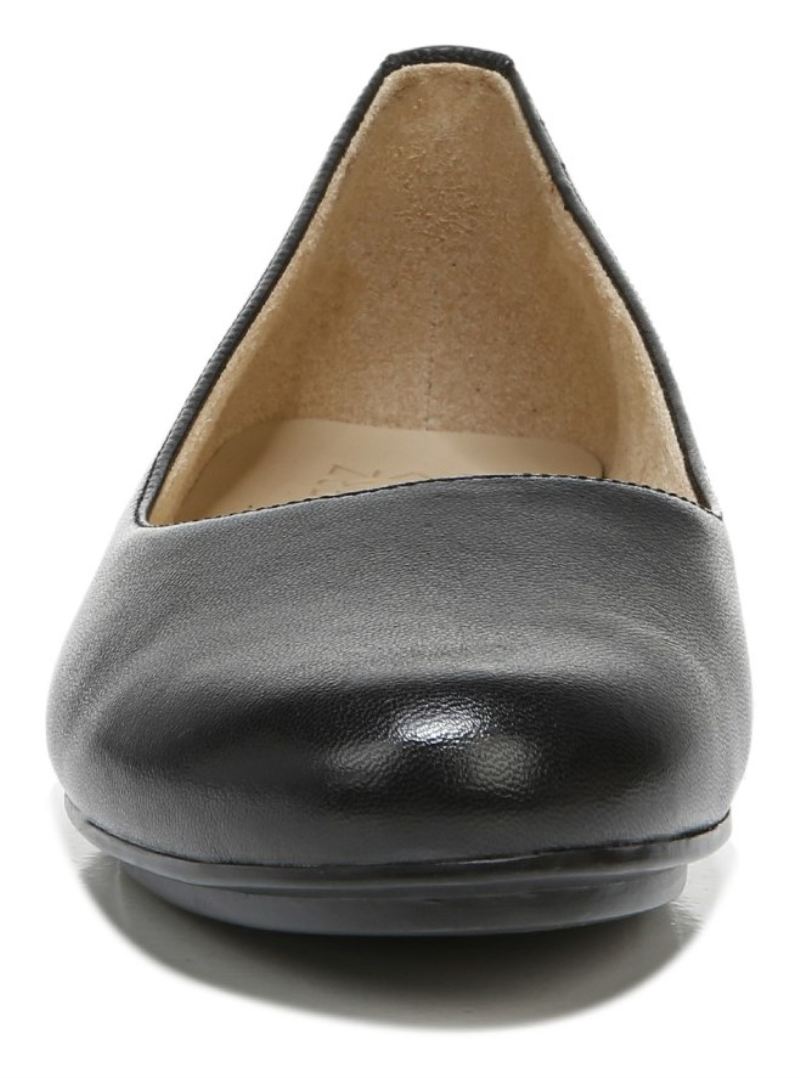 Naturalizer Women's Maxwell Ballet Flat - Black Leather