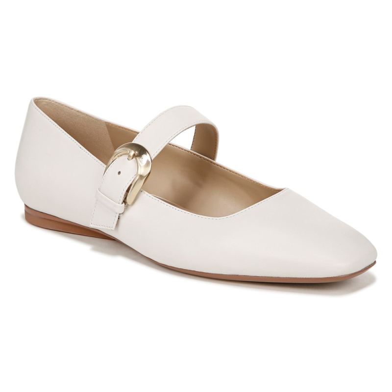 Naturalizer Women's 27 EDIT Carter Mary Jane - Warm White Leather