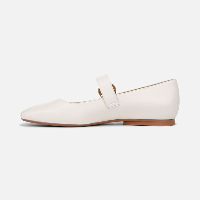 Naturalizer Women's 27 EDIT Carter Mary Jane - Warm White Leather