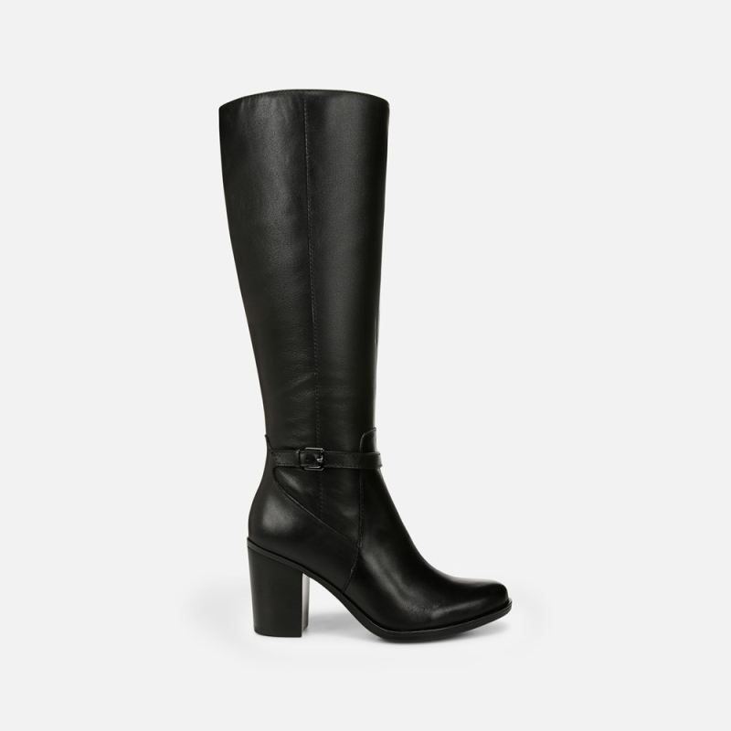 Naturalizer Women's Kalina Extra Wide Calf Knee High Boot - Black Leather