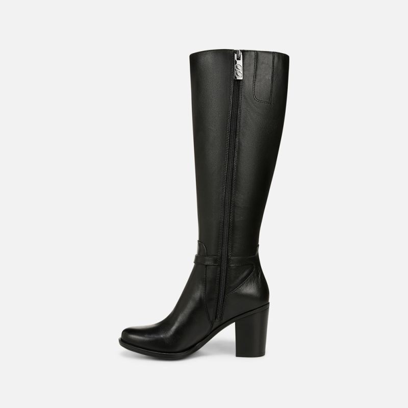 Naturalizer Women's Kalina Extra Wide Calf Knee High Boot - Black Leather