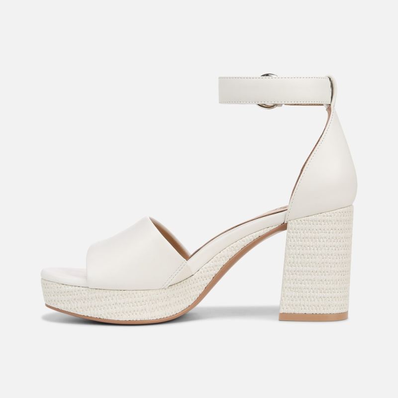 Naturalizer Women's Pearlyn Dress Sandal - Warm White Leather