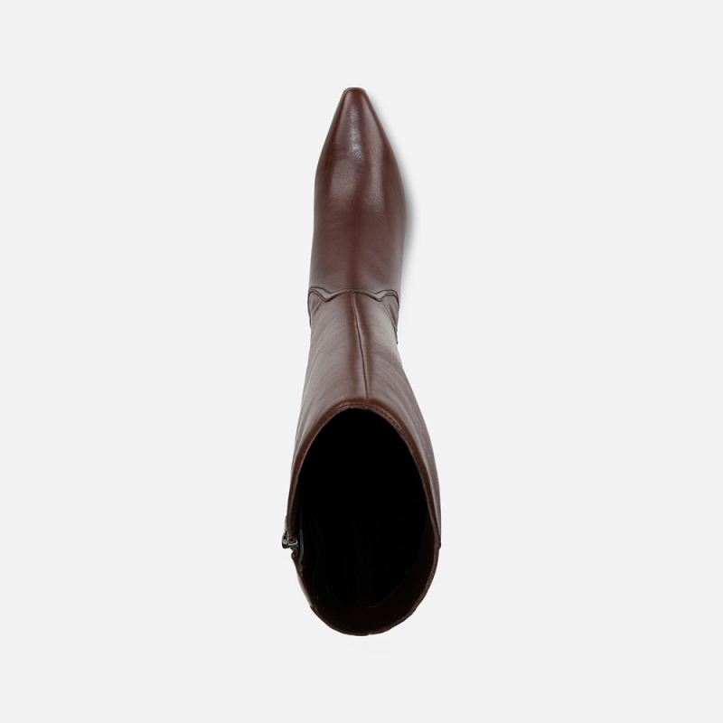 Naturalizer Women's Deesha Wide Calf Knee High Boot - Chocolate Bar Leather