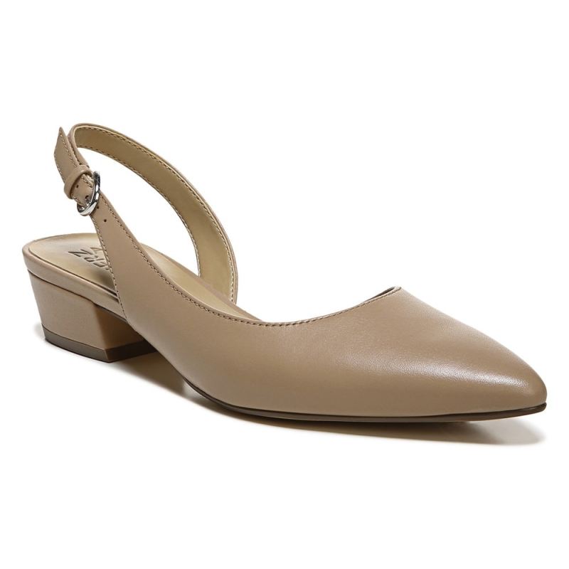 Naturalizer Women's Banks Pointed Toe Flat - Crème Brulee Leather
