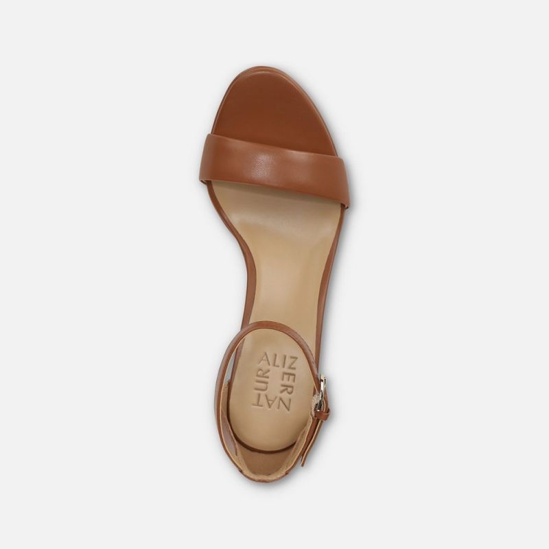 Naturalizer Women's Vera Dress Sandal - English Tea Leather