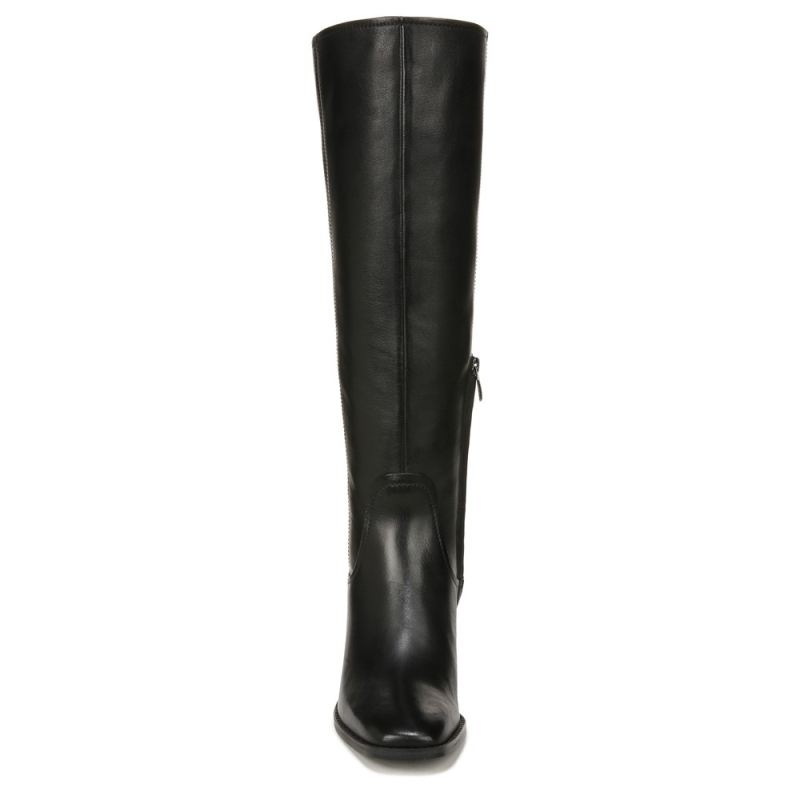 Naturalizer Women's 27 EDIT Edda Wide Calf Knee High Boot - Black Leather
