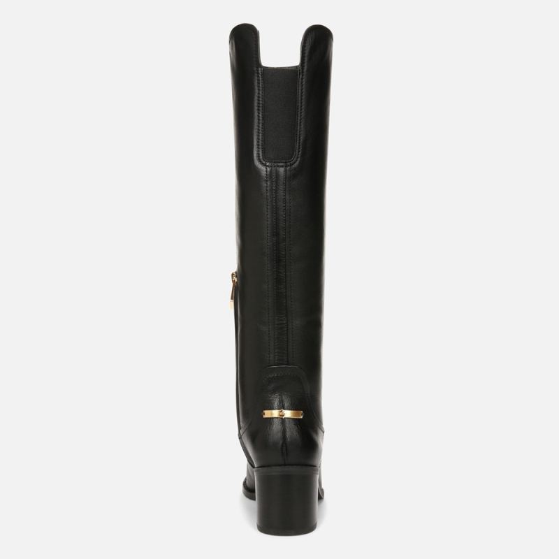 Naturalizer Women's 27 EDIT Edda Wide Calf Knee High Boot - Black Leather