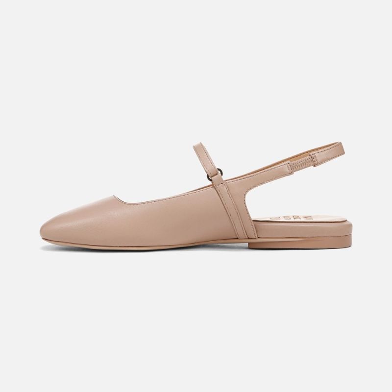 Naturalizer Women's Connie Mary Jane Slingback Flat - Vintage Mauve Leather