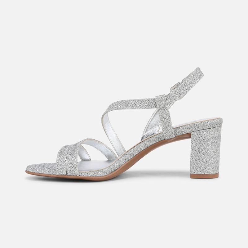 Naturalizer Women's Vanessa Dress Sandal - Silver Fab Fabric