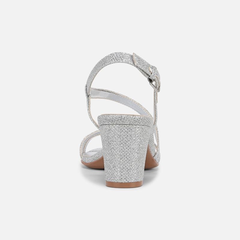 Naturalizer Women's Vanessa Dress Sandal - Silver Fab Fabric
