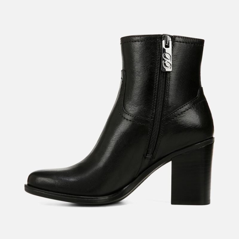 Naturalizer Women's Kalina Ankle Bootie - Black Leather