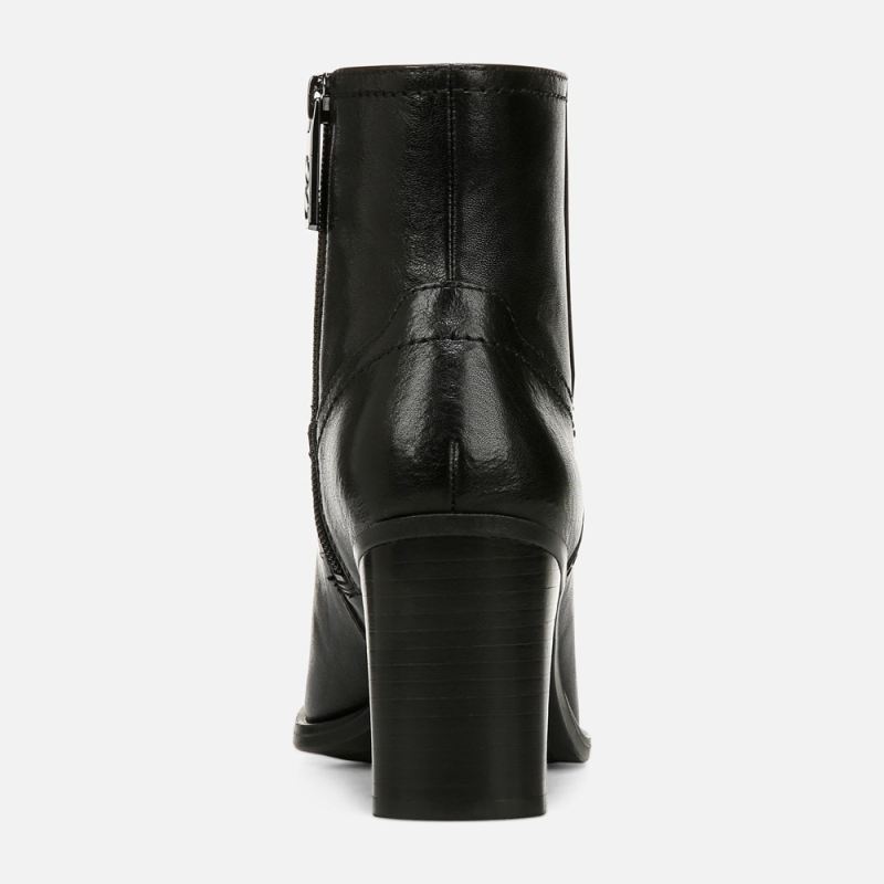 Naturalizer Women's Kalina Ankle Bootie - Black Leather
