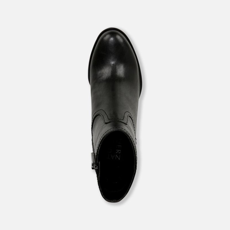 Naturalizer Women's Kalina Ankle Bootie - Black Leather